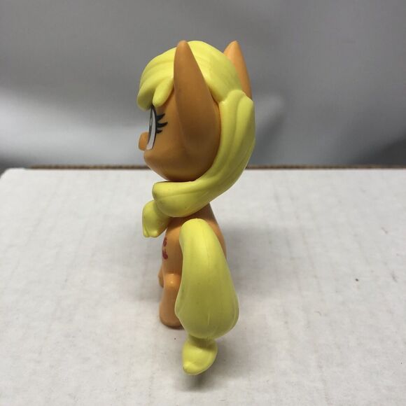 My Little Pony Applejack G4 MLP Mini Figure Toy Orange Hasbro Friendship Magic - Picture 4 of 8